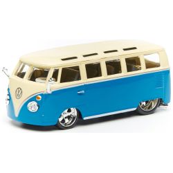 Bburago 42004 Volkswagen Van &quot;Samba&quot; 1:32 - kék/fehér